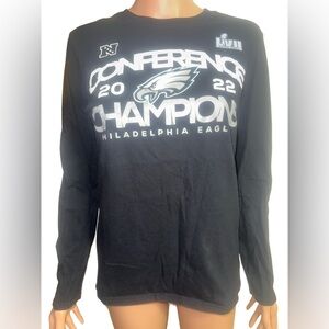Fanatics Black Philadelphia Eagles Conference Champions Long Sleeve Shirt